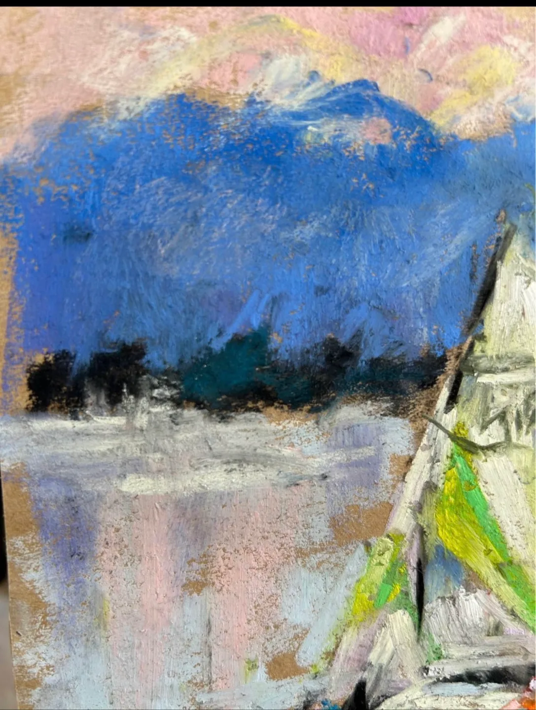 “Sailing” Original pastel painting image indicator(3)