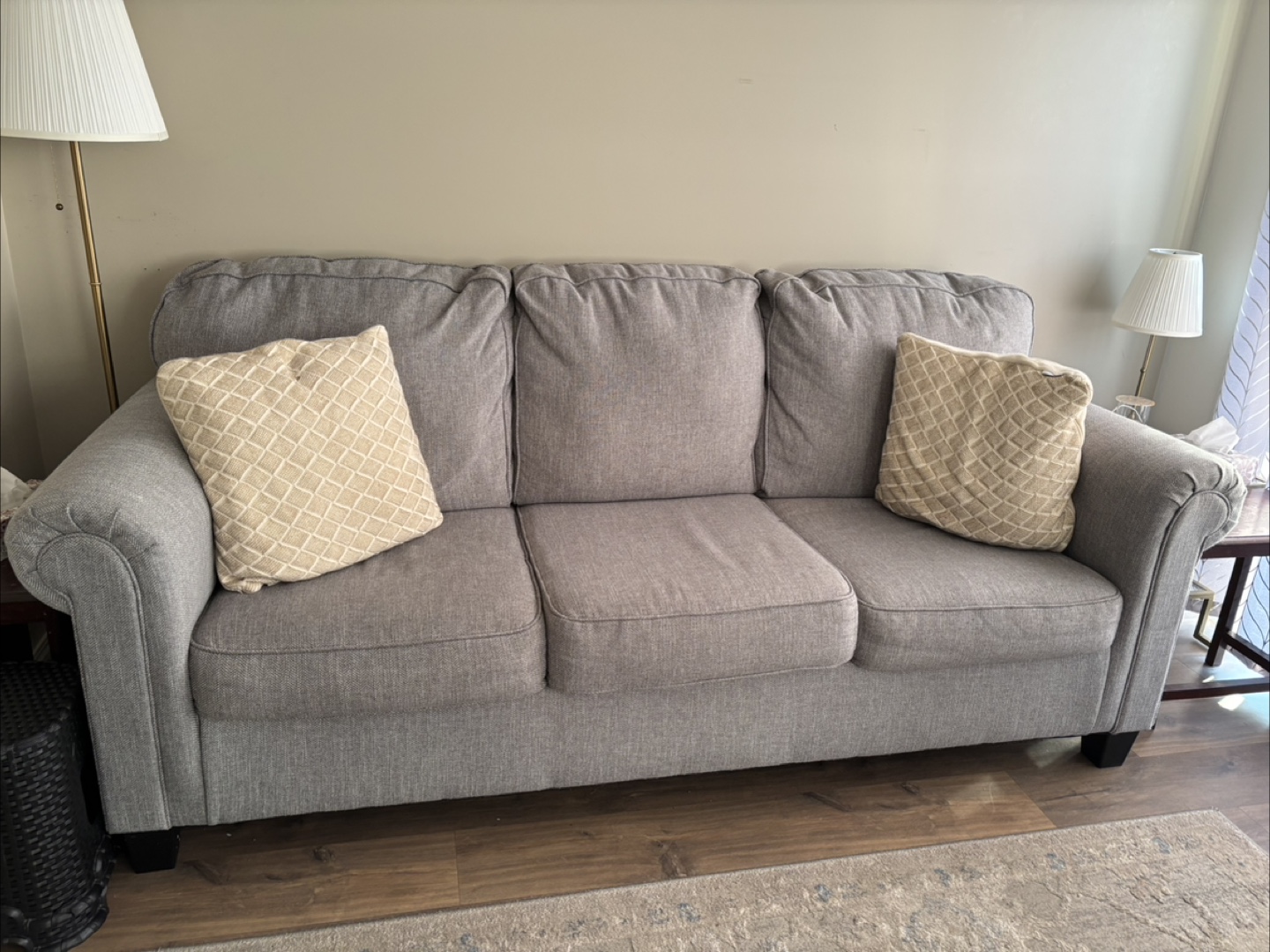 Comfortable Grey Sofa - photo 2