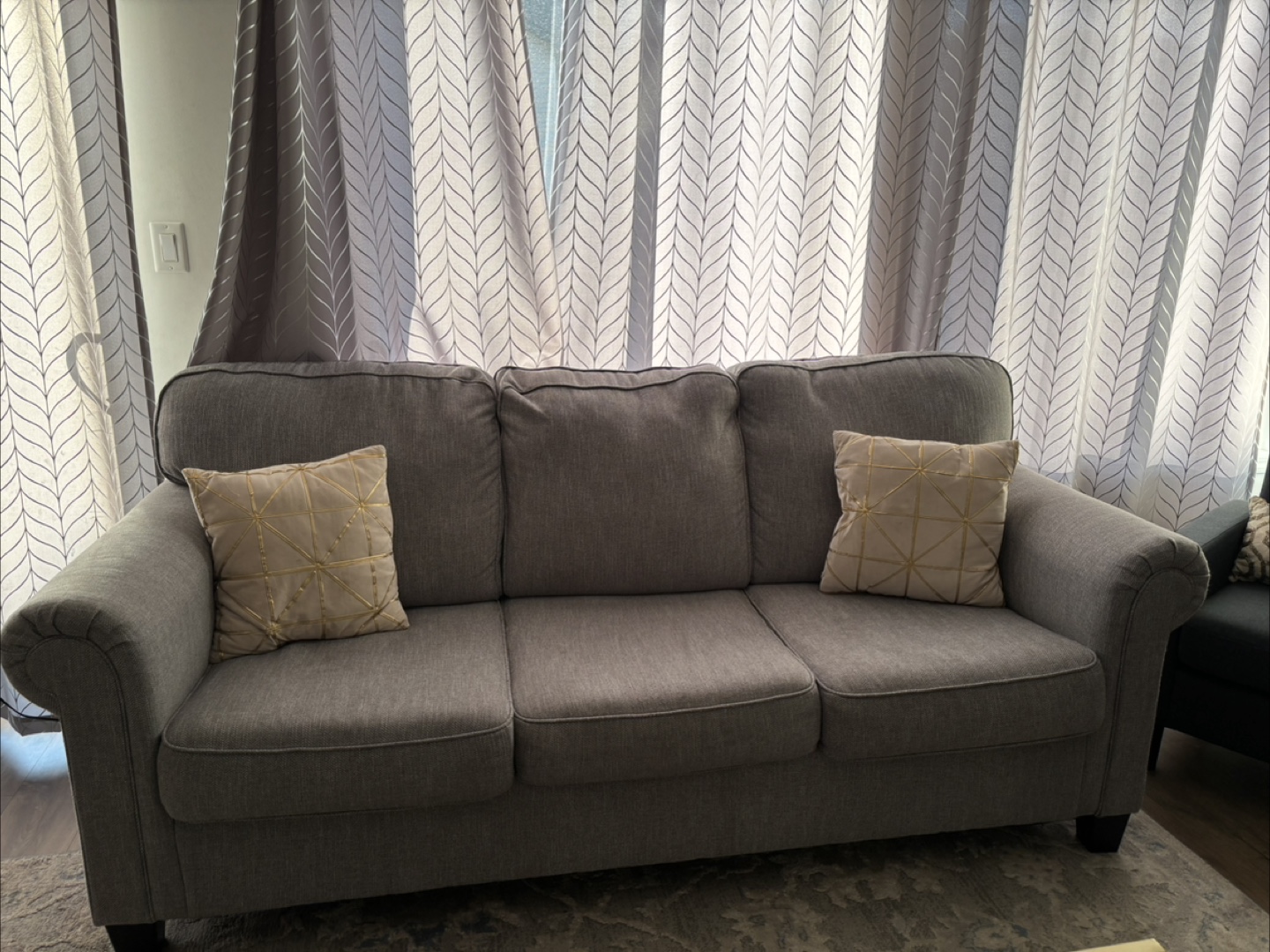 Comfortable Grey Sofa