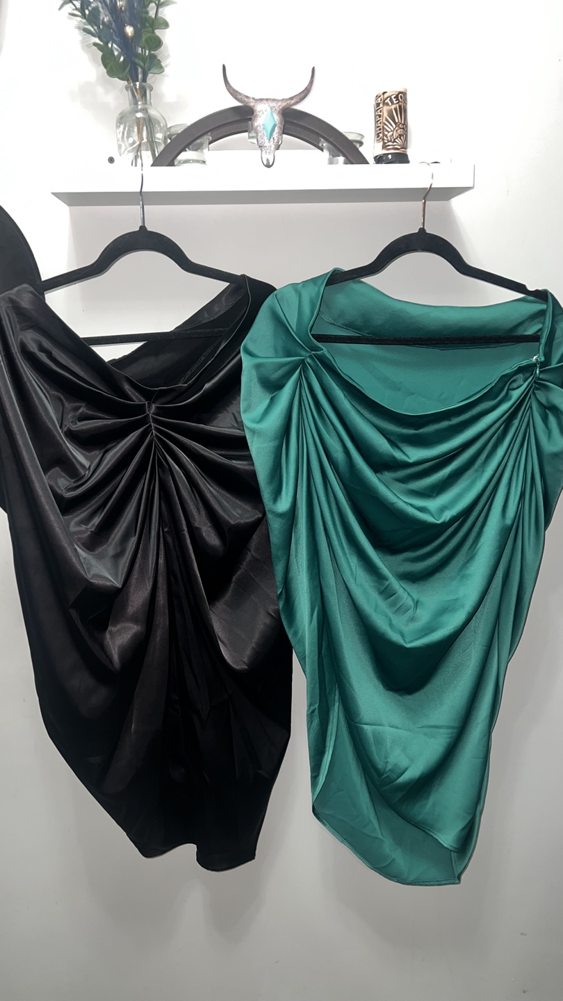 2 Satin Skirts 1X