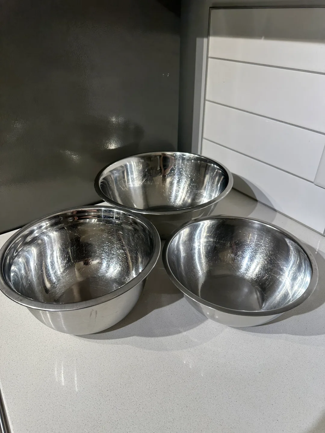 Stainless Steel Mixing Bowls - Set of 3 thumbnail