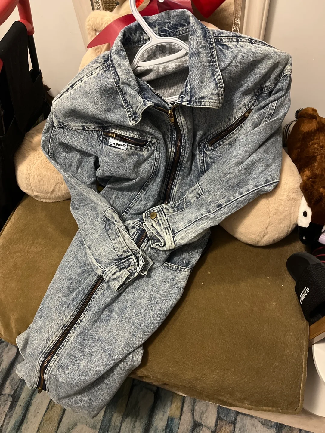 Cargo Denim Dress - Size Medium image indicator(9)