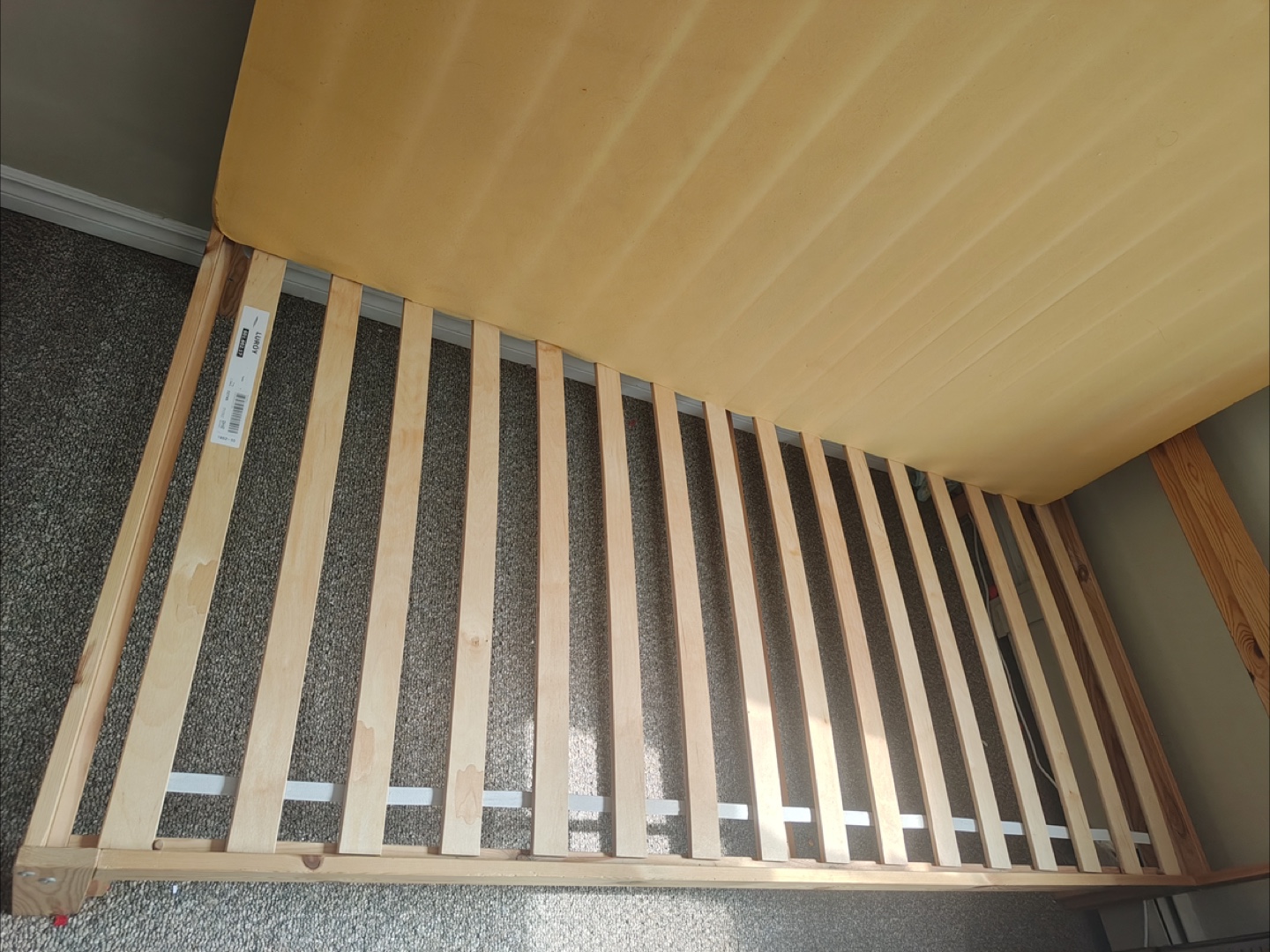 Free Twin Bed Frame $ Mattress(Pet &Smoking Free) - photo 2