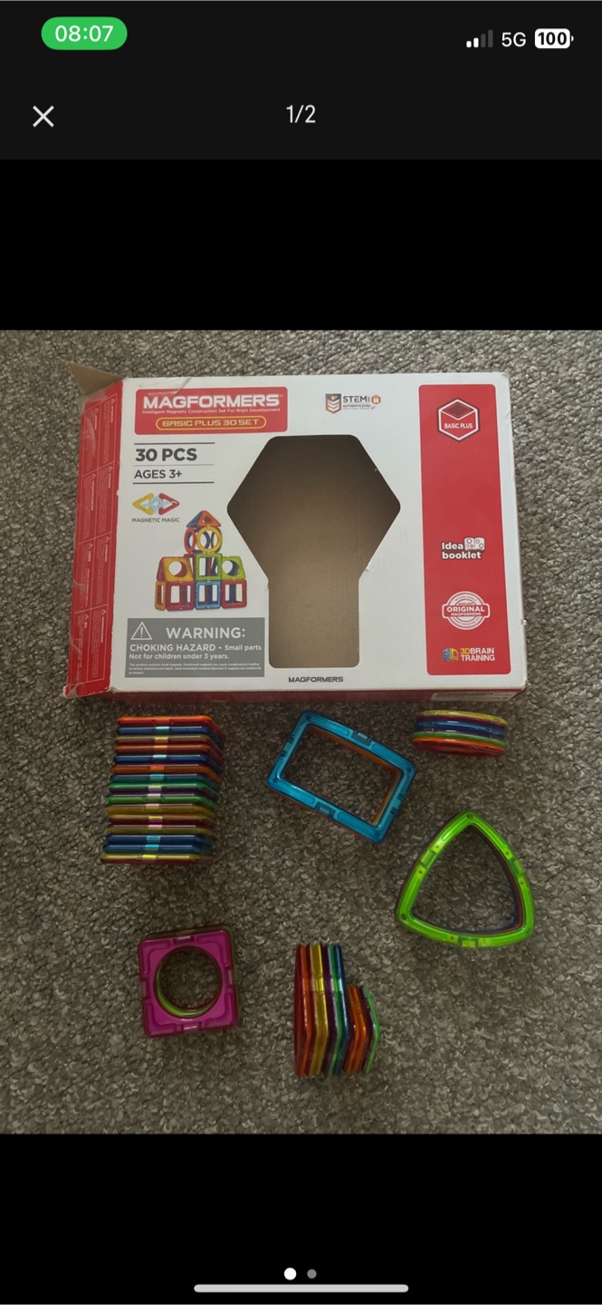 Magformers Basic Plus 30 Piece Set