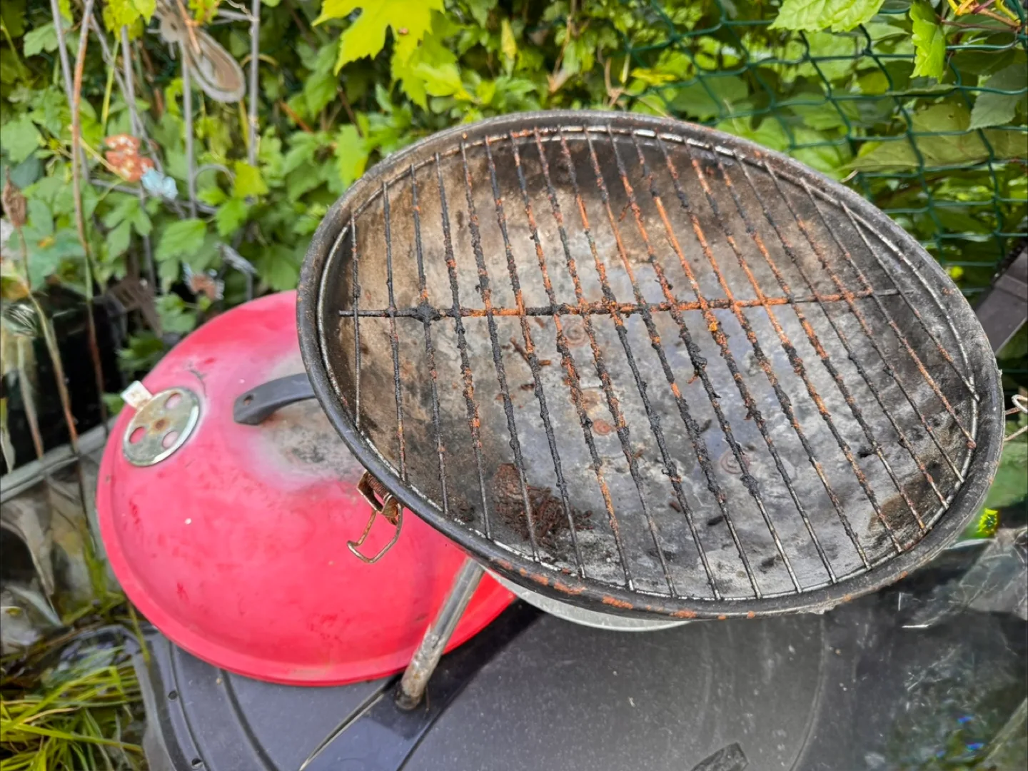 Used BBQ Grill - Red & Black image indicator(2)