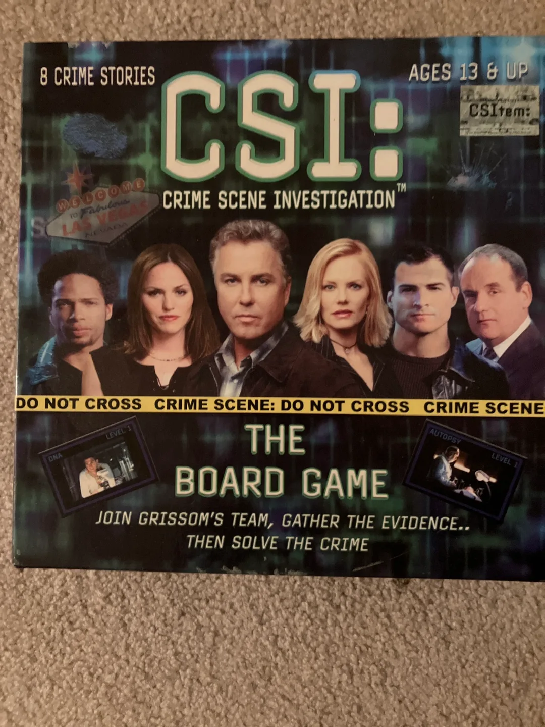 CSI Crime Scene Investigation Board Game thumbnail