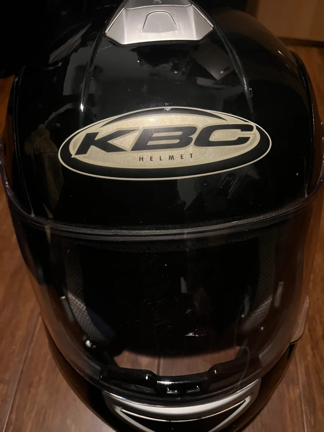 KBC Snell VR DOT approved Motorcycle Helmet Black Size Large thumbnail
