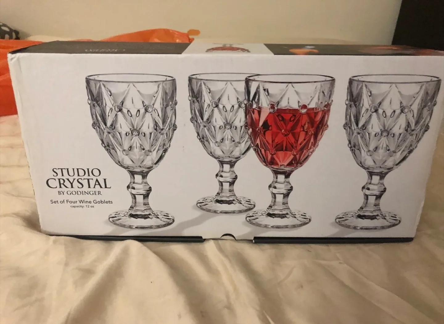 STUDIO CRYSTAL BY GODINGER Wine Goblets capacity: 1 thumbnail