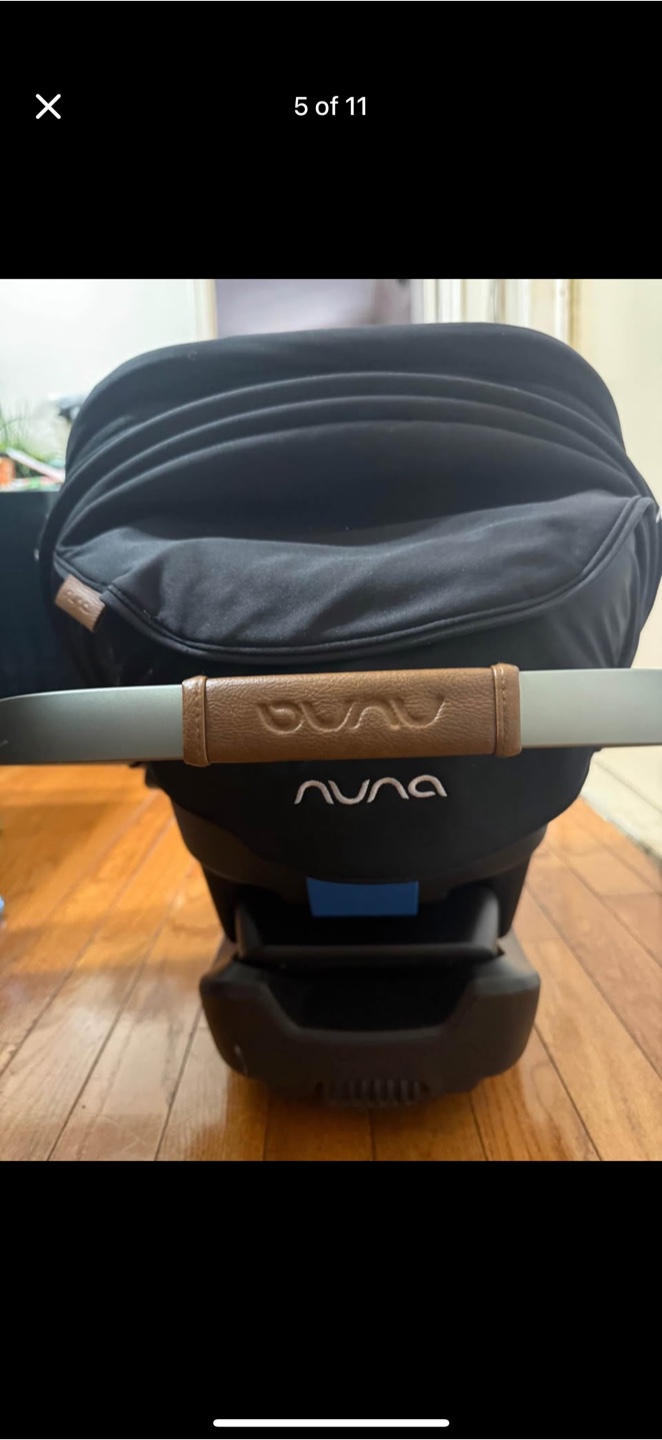 Nuna PIPA RX Infant Car Seat + RELX Base - Caviar - photo 4