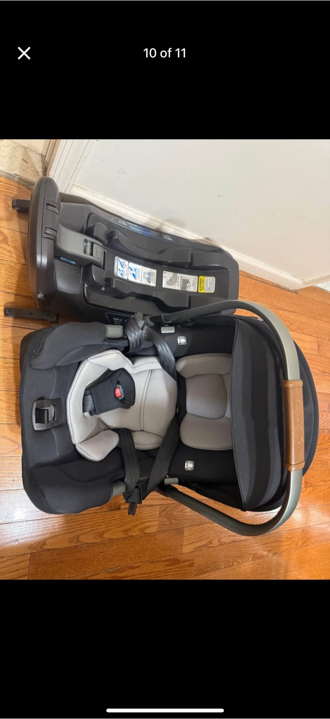 Nuna PIPA RX Infant Car Seat + RELX Base - Caviar - photo 5
