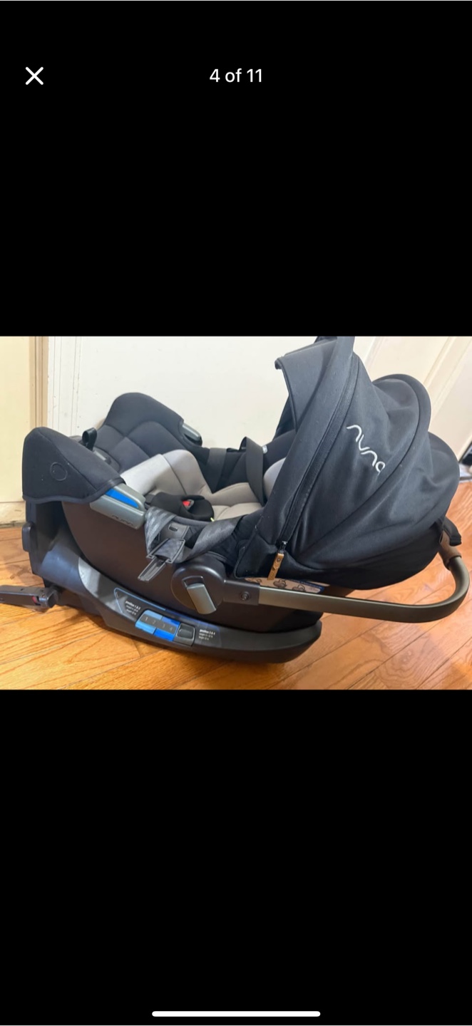 Nuna PIPA RX Infant Car Seat + RELX Base - Caviar