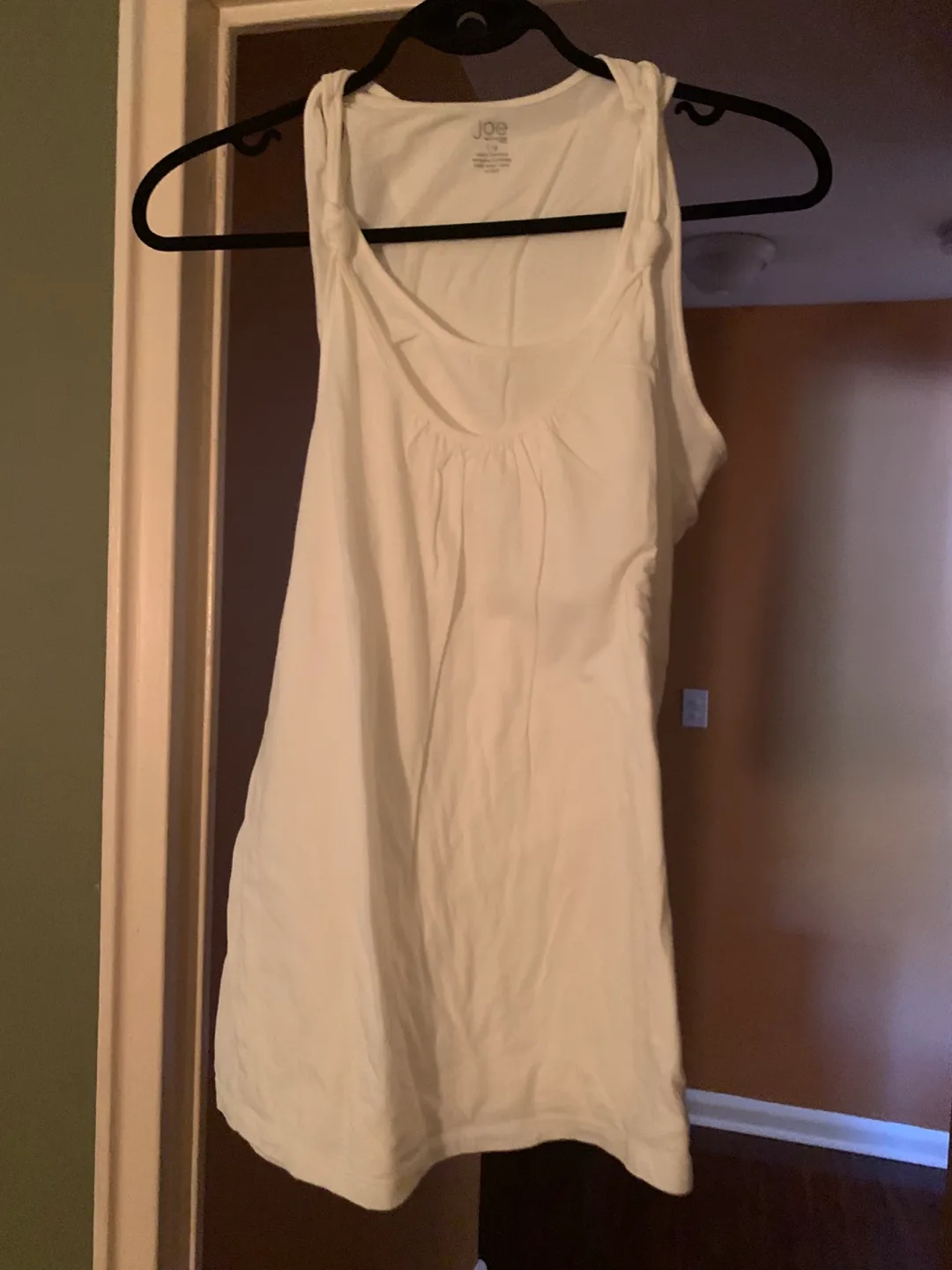 Joe Fresh White Tank Top - Size M thumbnail