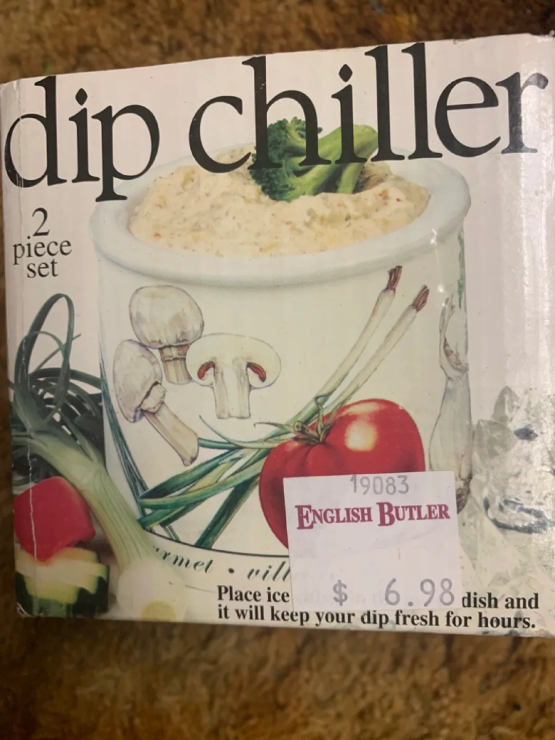 English Butler Dip Chiller 2-Piece Set image indicator(2)