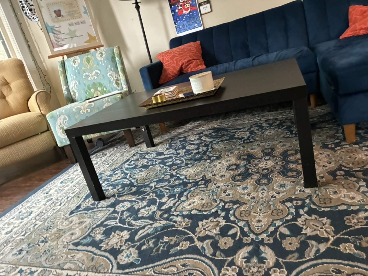 Black Square Coffee Table - photo 3
