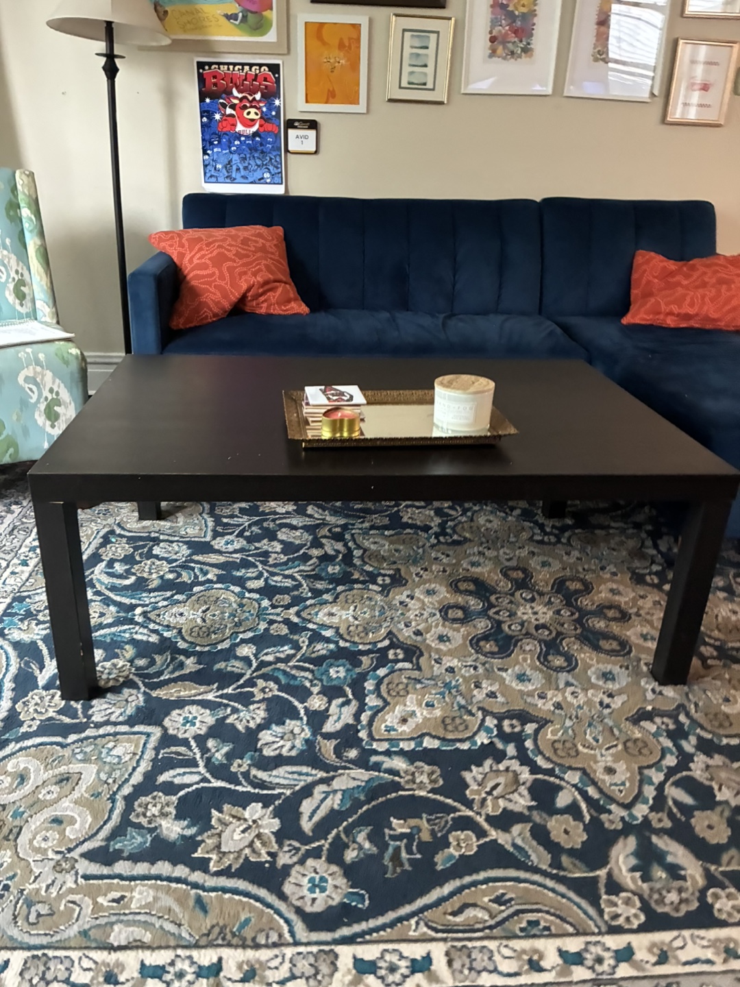 Black Square Coffee Table - photo 4