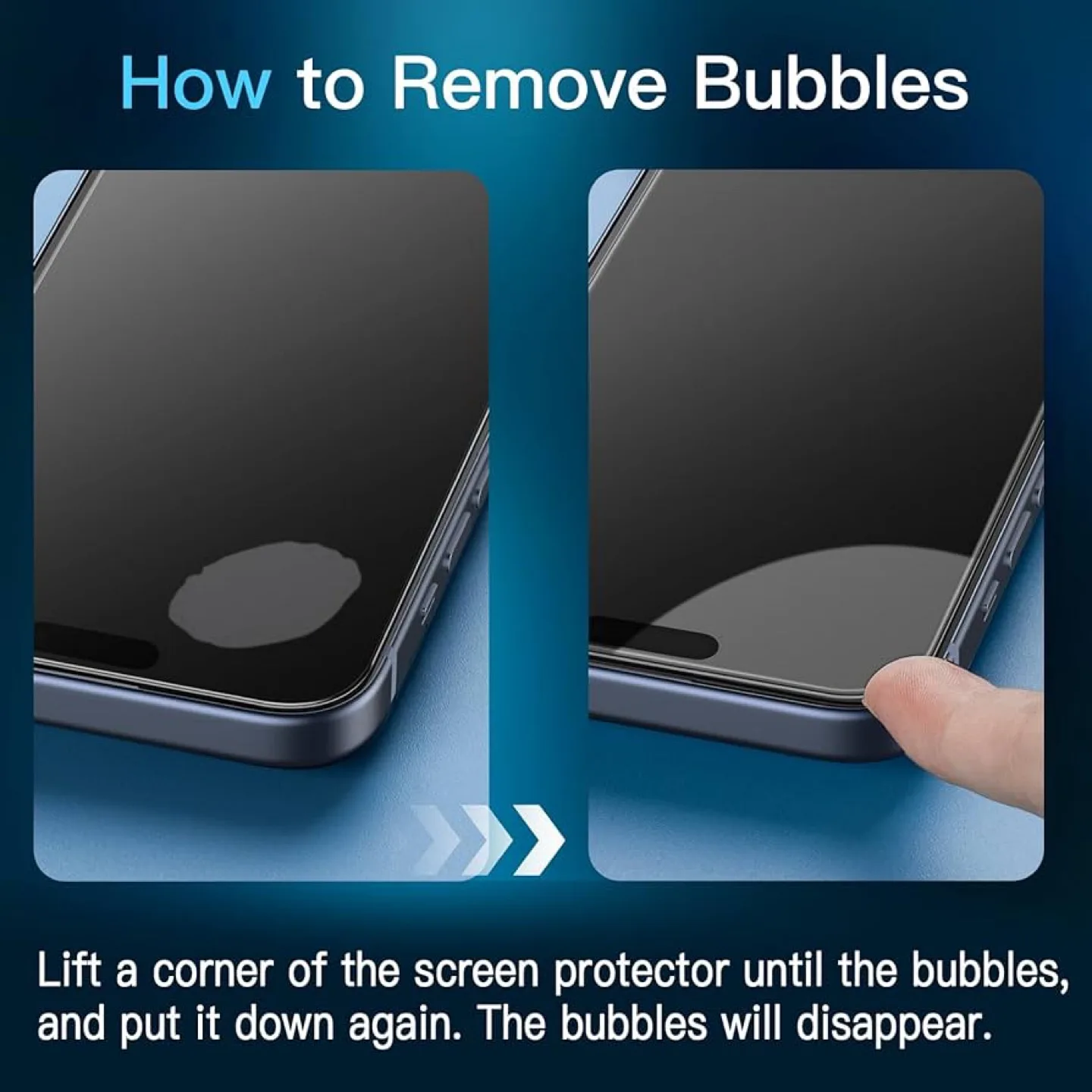 JETech iPhone 15 Pro Max Screen Protector - New! image indicator(2)