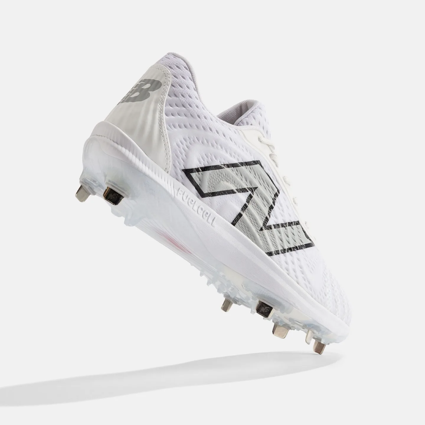 New Balance FuelCell 4040v7 Cleats - White thumbnail