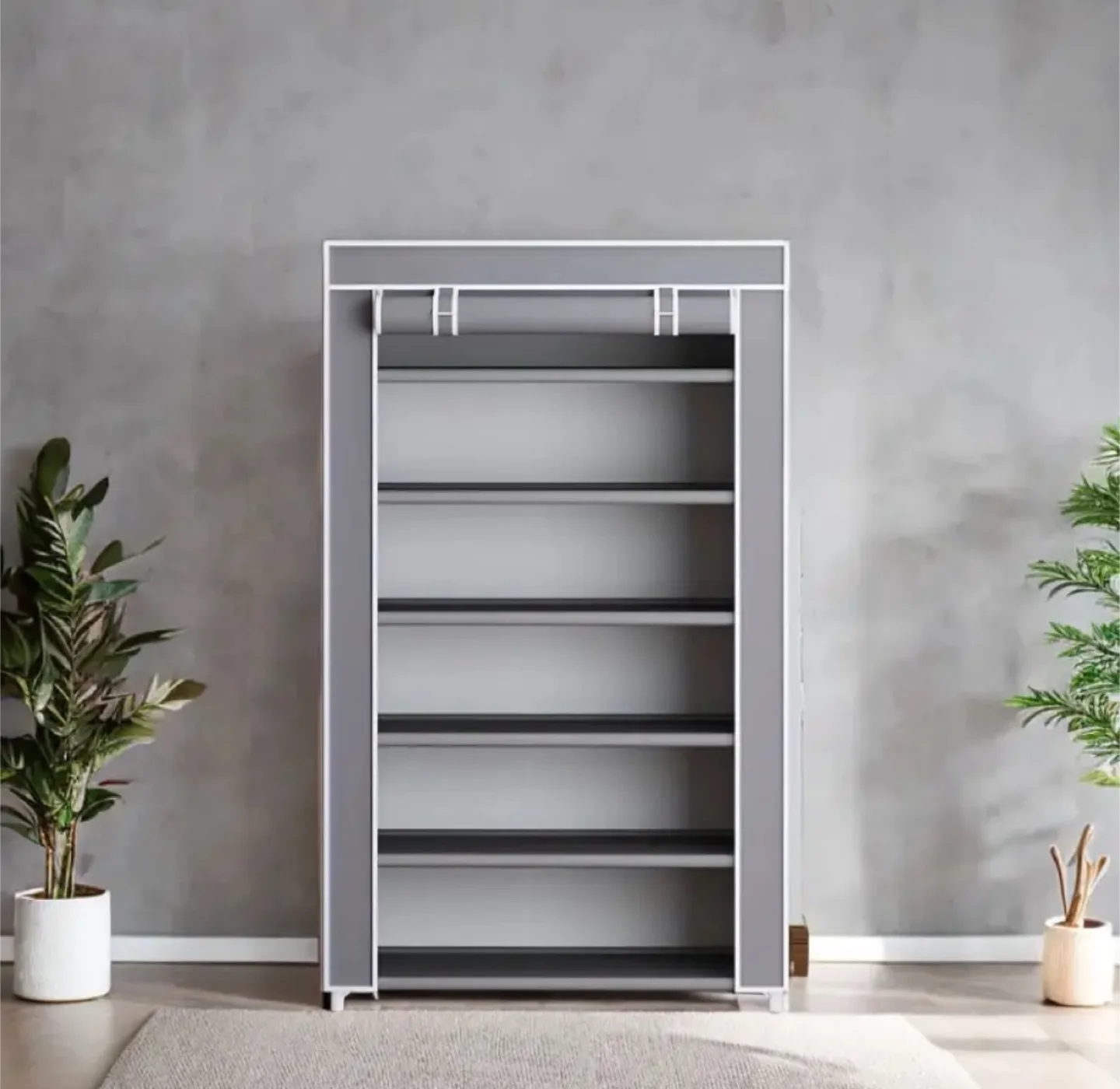 6 layer Portable Shoe Rack (Brand new in box) thumbnail