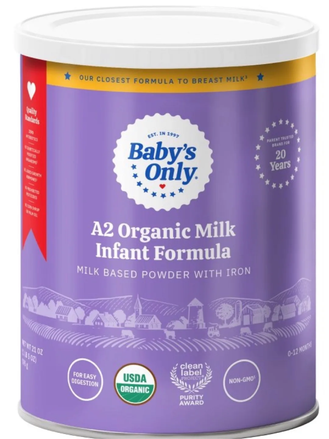 Baby's Only A2 Organic Infant Formula x4 thumbnail