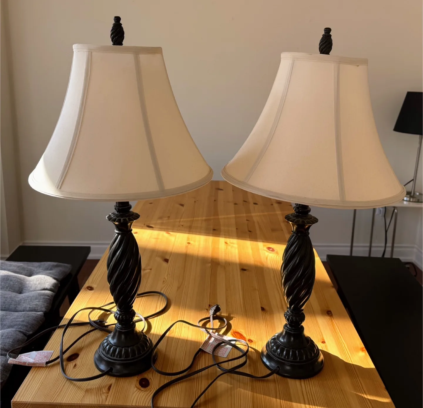 Set of lamps with lampshade thumbnail