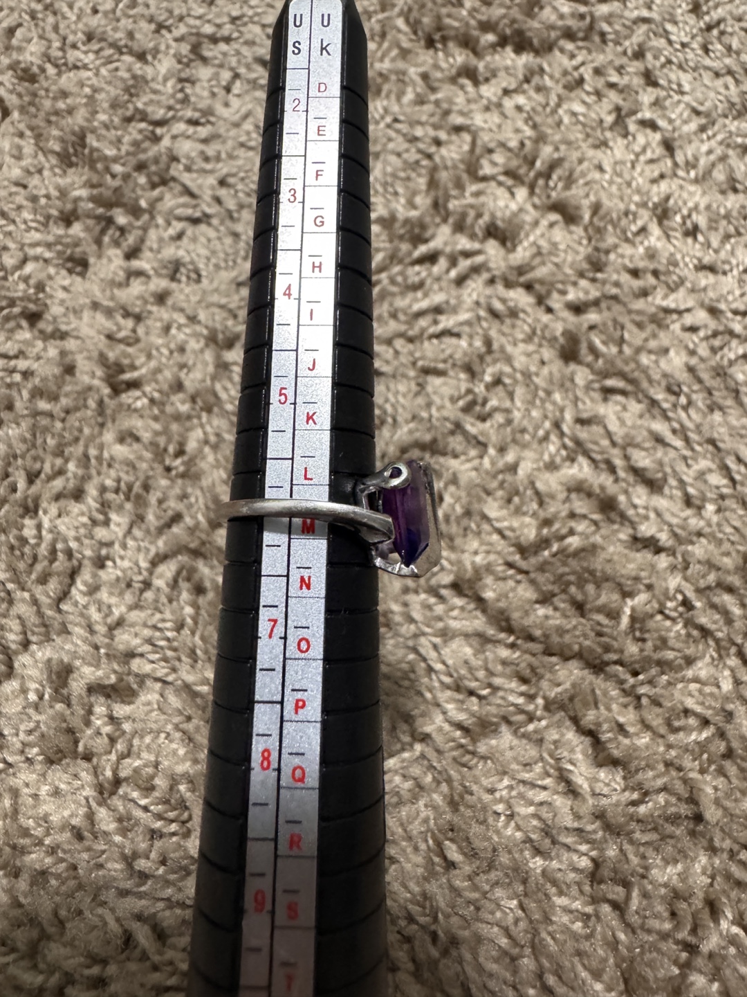 10k white gold Alexandrite ring. - photo 4
