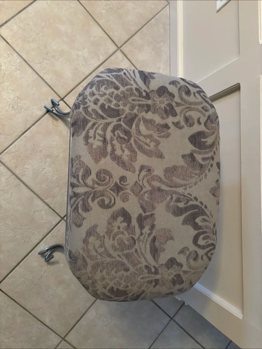 Upholstered Floral Stool image indicator(2)
