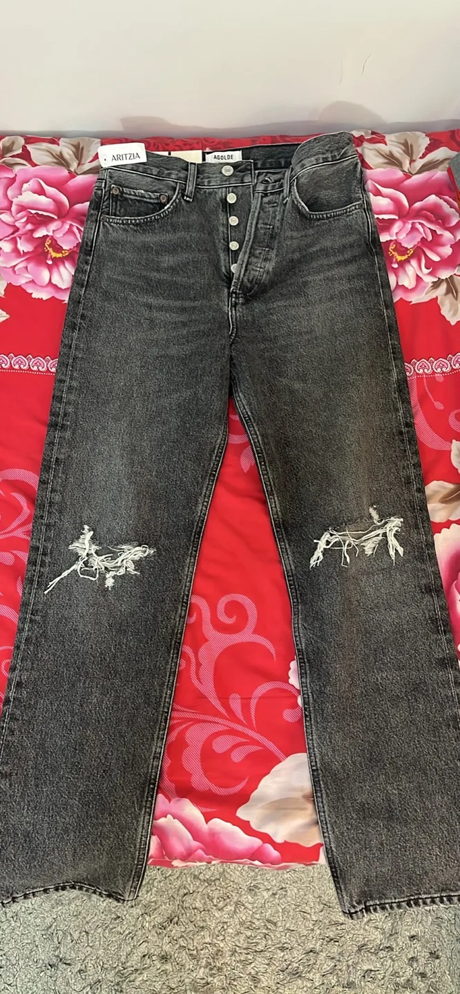 AGOLDE 90's Jeans, Size 24, Mid Rise Loose Fit thumbnail