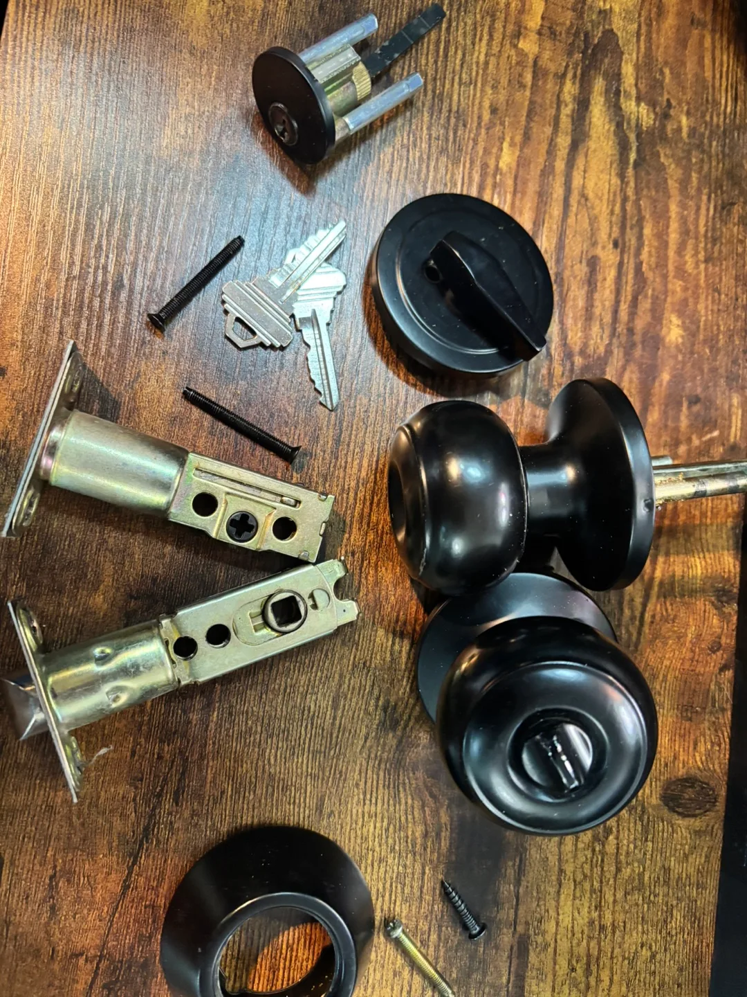 Black Door Knob Set thumbnail