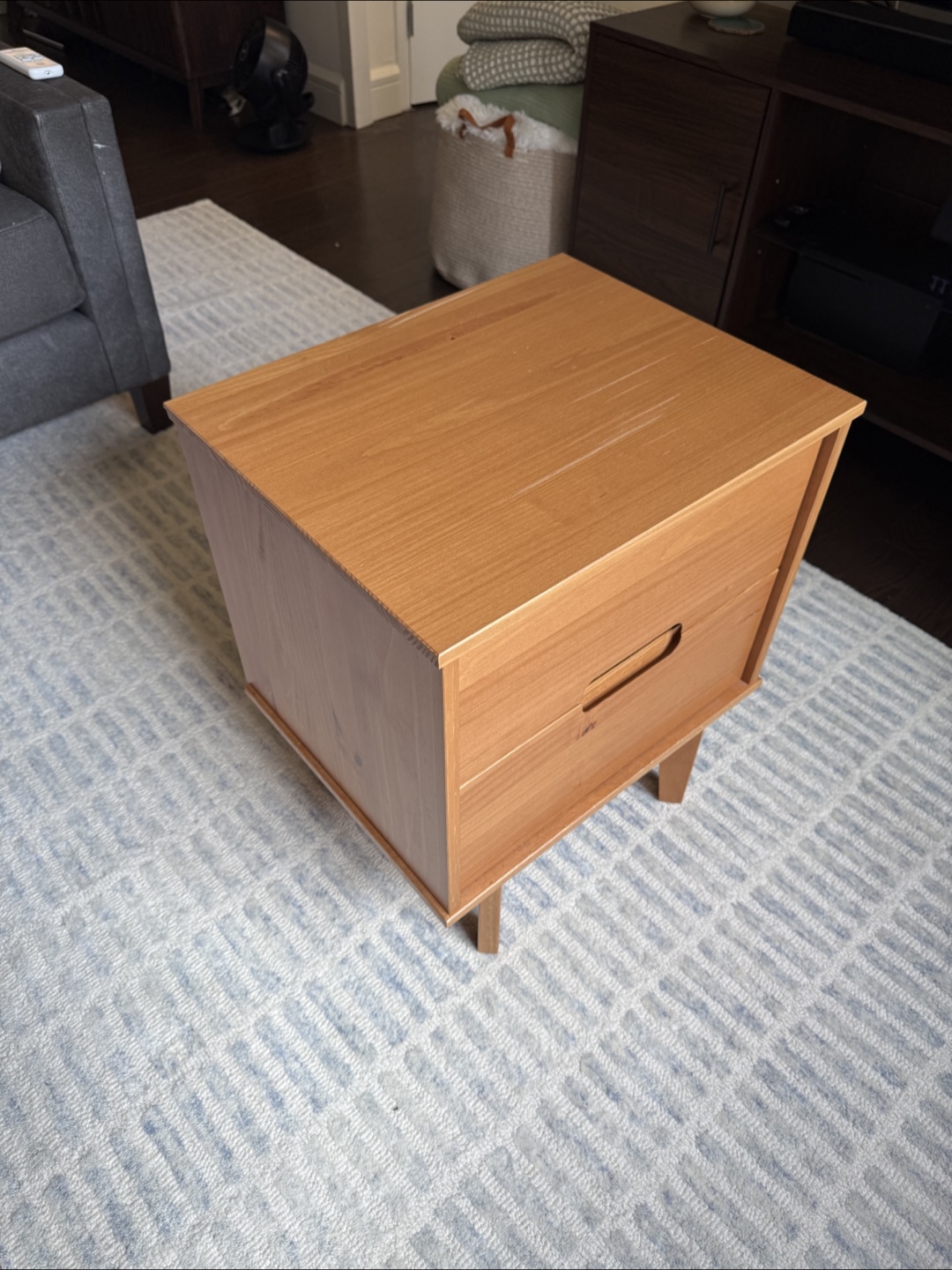 Wooden Nightstand - photo 4