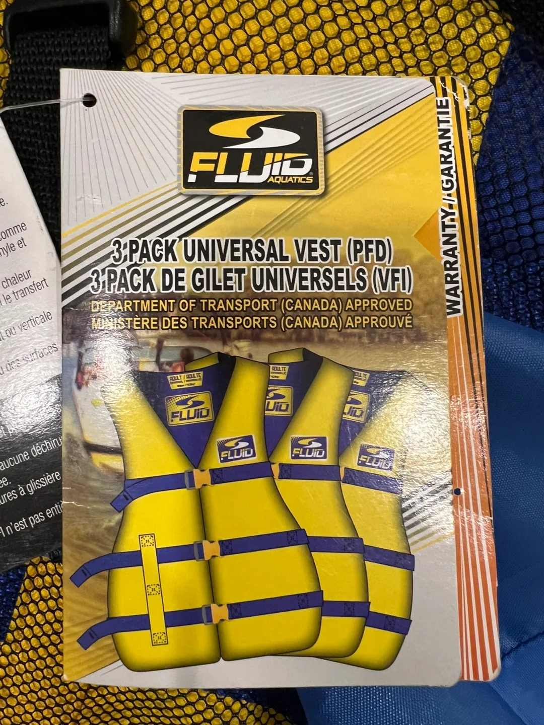 Fluid Aquatics 3-Pack Universal Vest (PFD) thumbnail