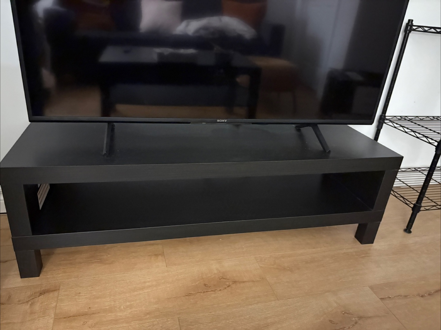 IKEA Lack Black TV Stand - photo 2