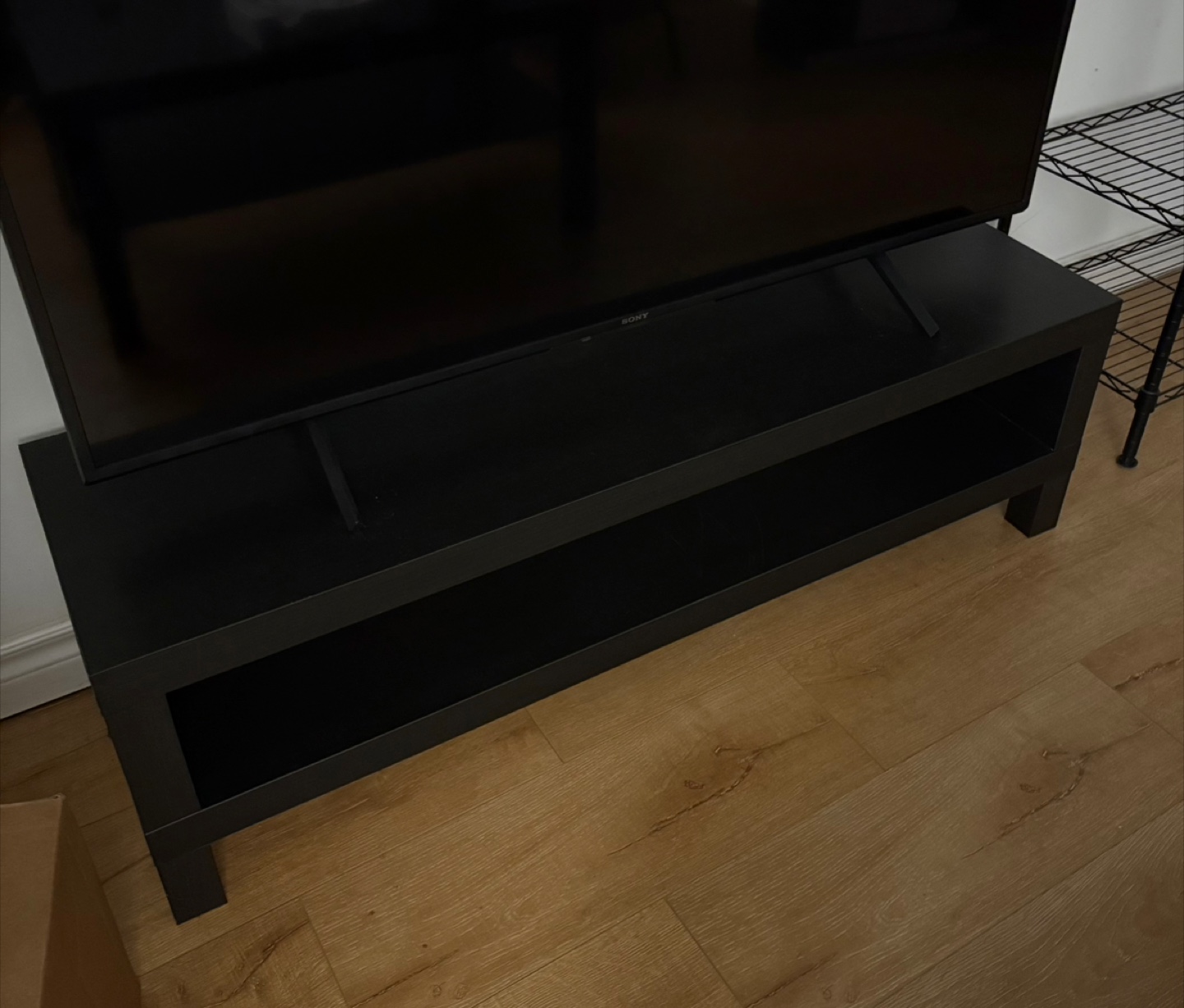 IKEA Lack Black TV Stand - photo 3