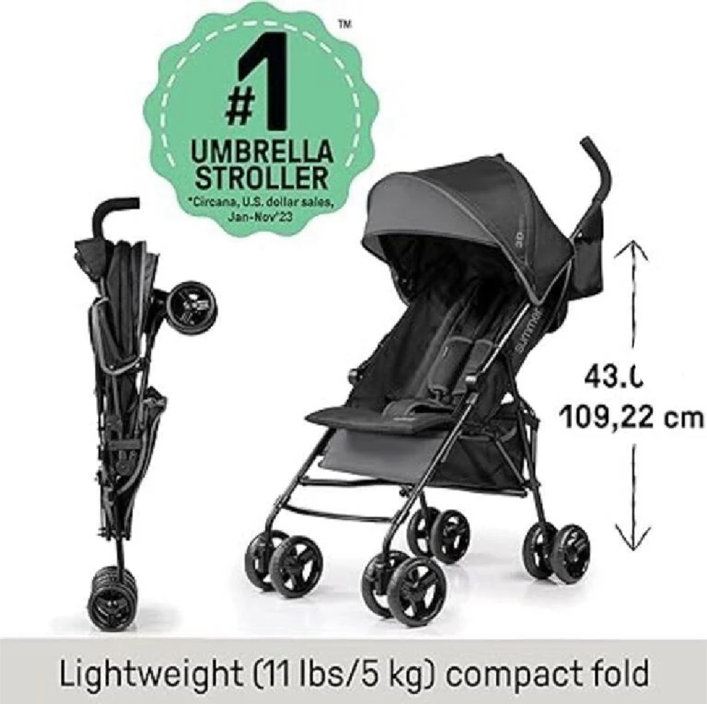 Summer 3D Lite Umbrella Stroller - Lightweight