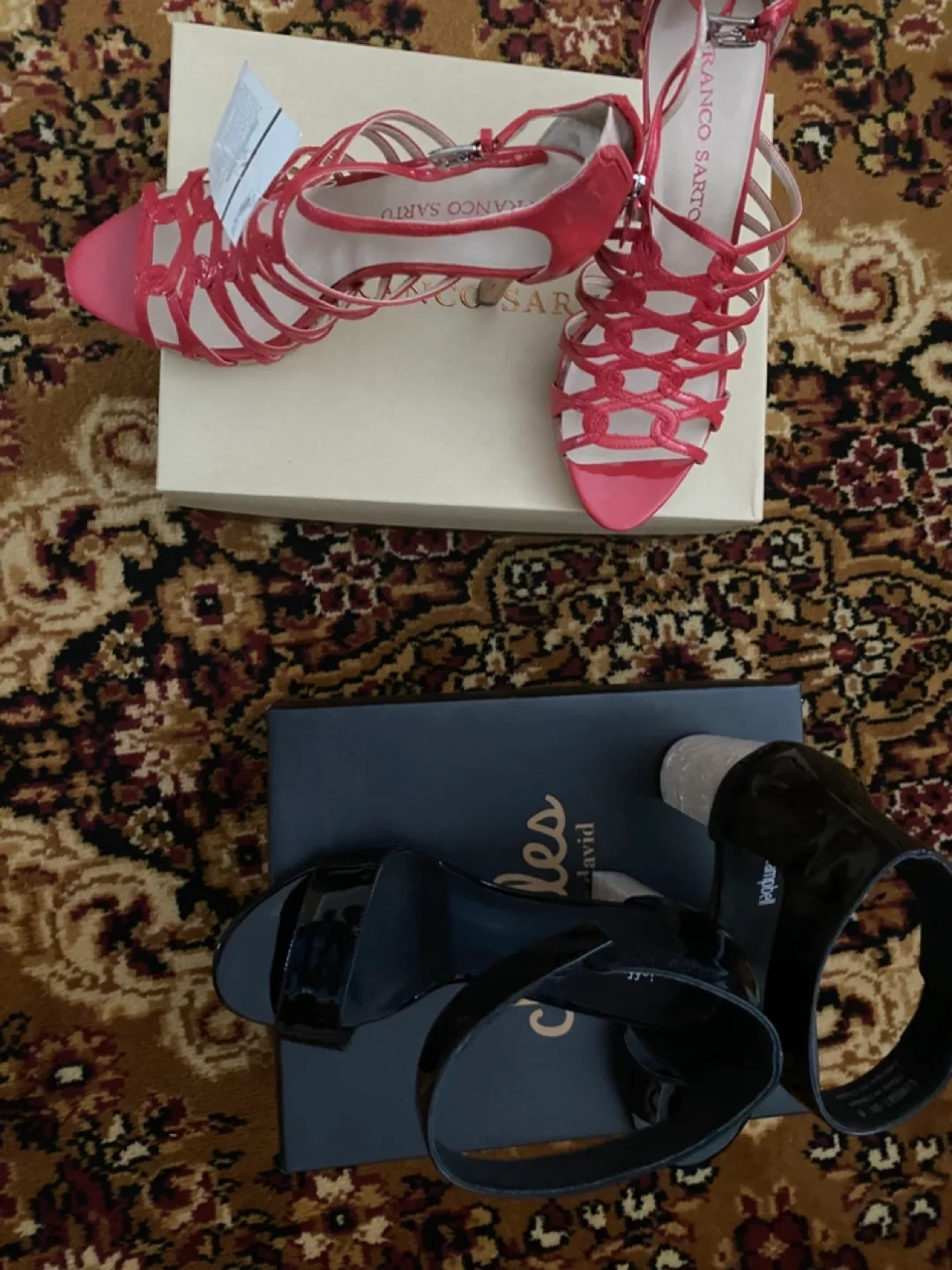 Franco Sarto Red Heels - Size 7.5-8 image indicator(2)