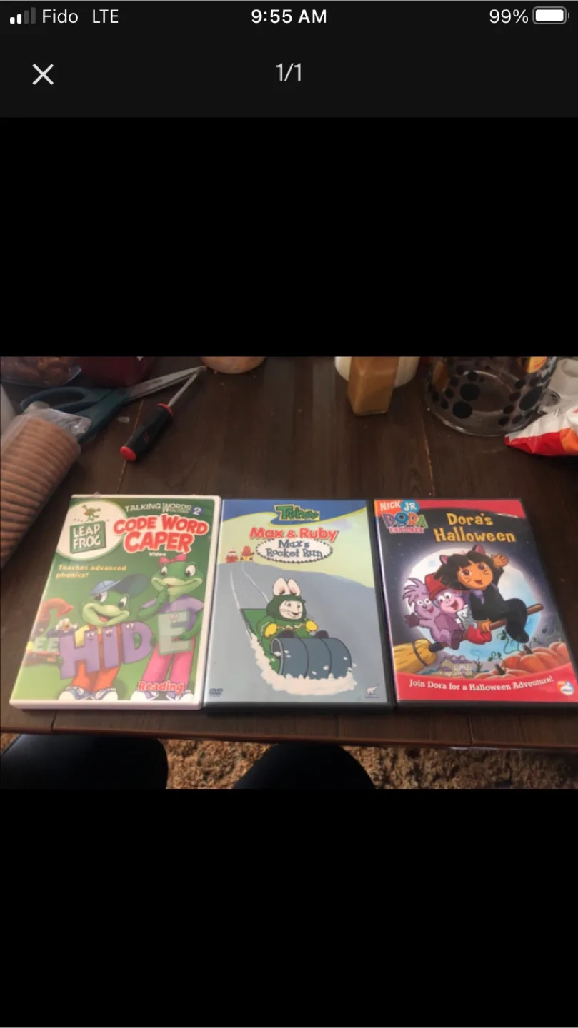Kids DVDs: Leap Frog, Max & Ruby, Dora thumbnail