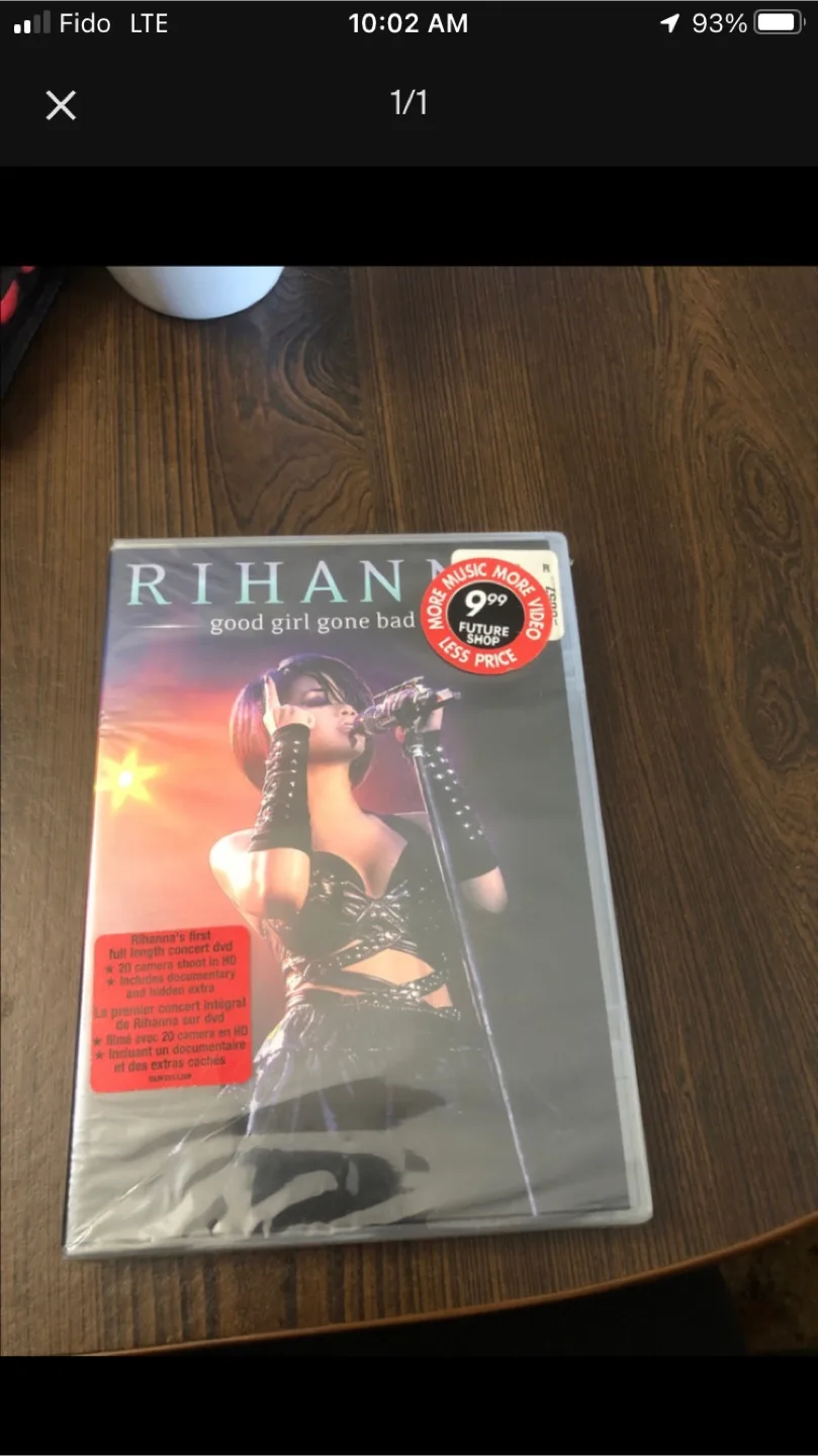 New Rihanna Good Girl Gone Bad DVD thumbnail