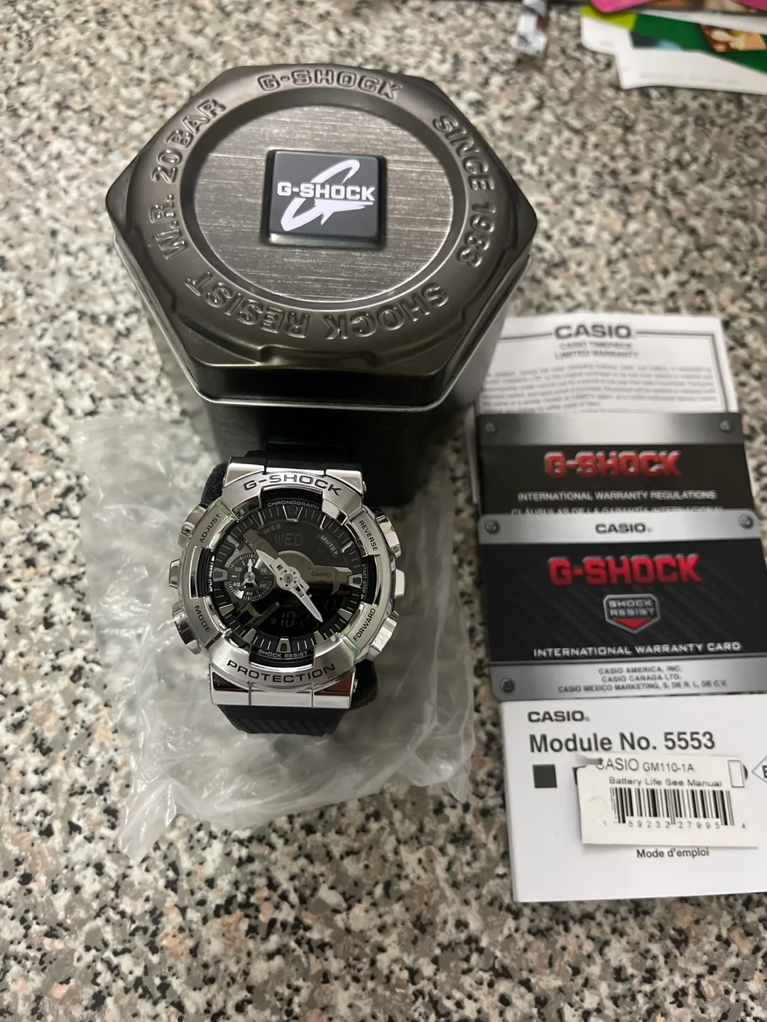 Casio G-Shock GM110-1A Watch - Like New! thumbnail