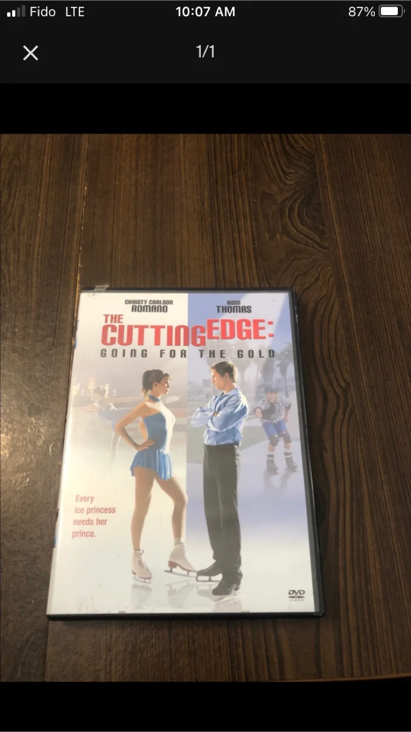 The Cutting Edge: Going for the Gold DVD thumbnail