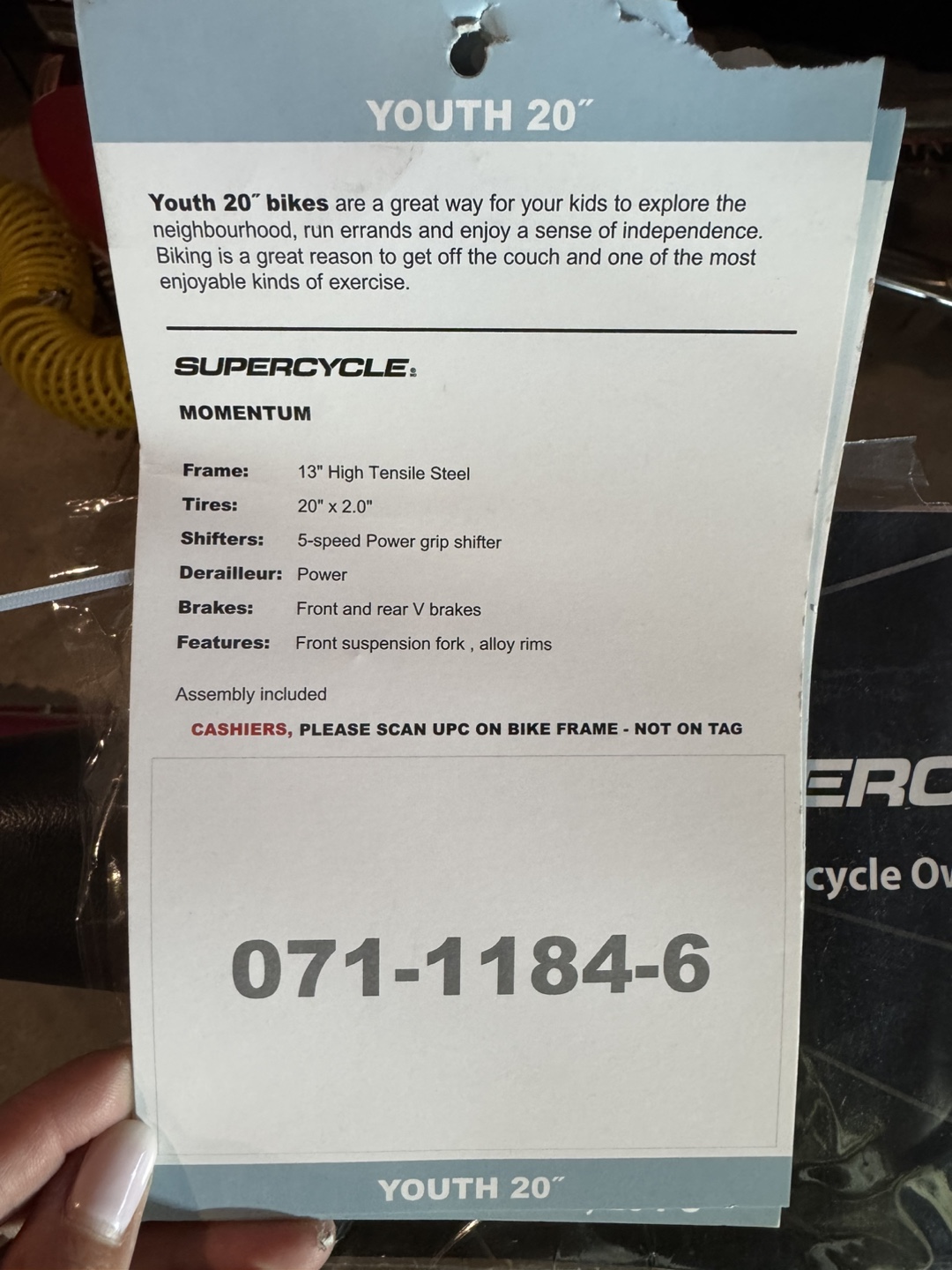 Supercycle Momentum Youth 20" Bike - photo 3