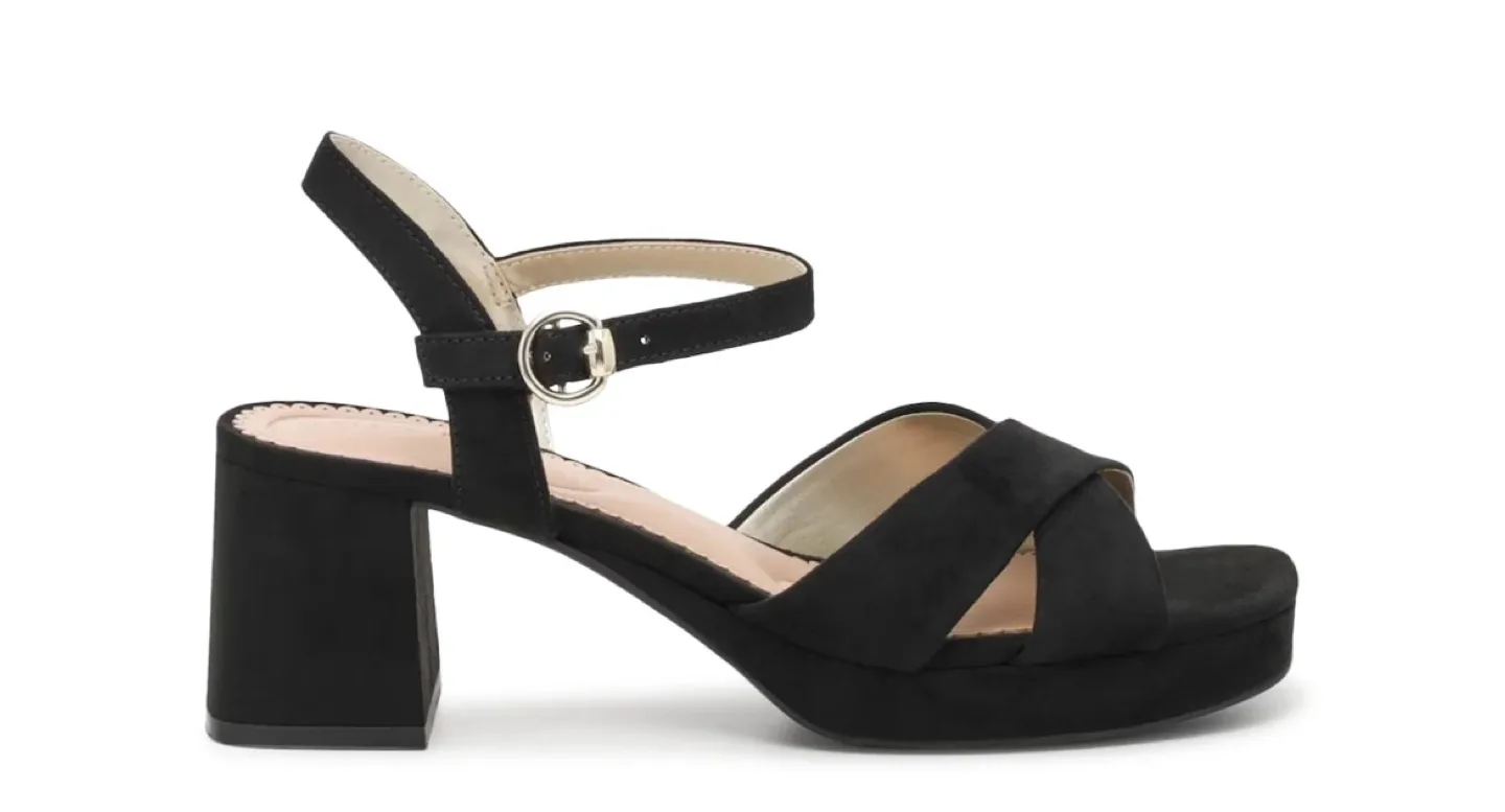 Brand New Kelly & Katie Black Platform Sandals thumbnail