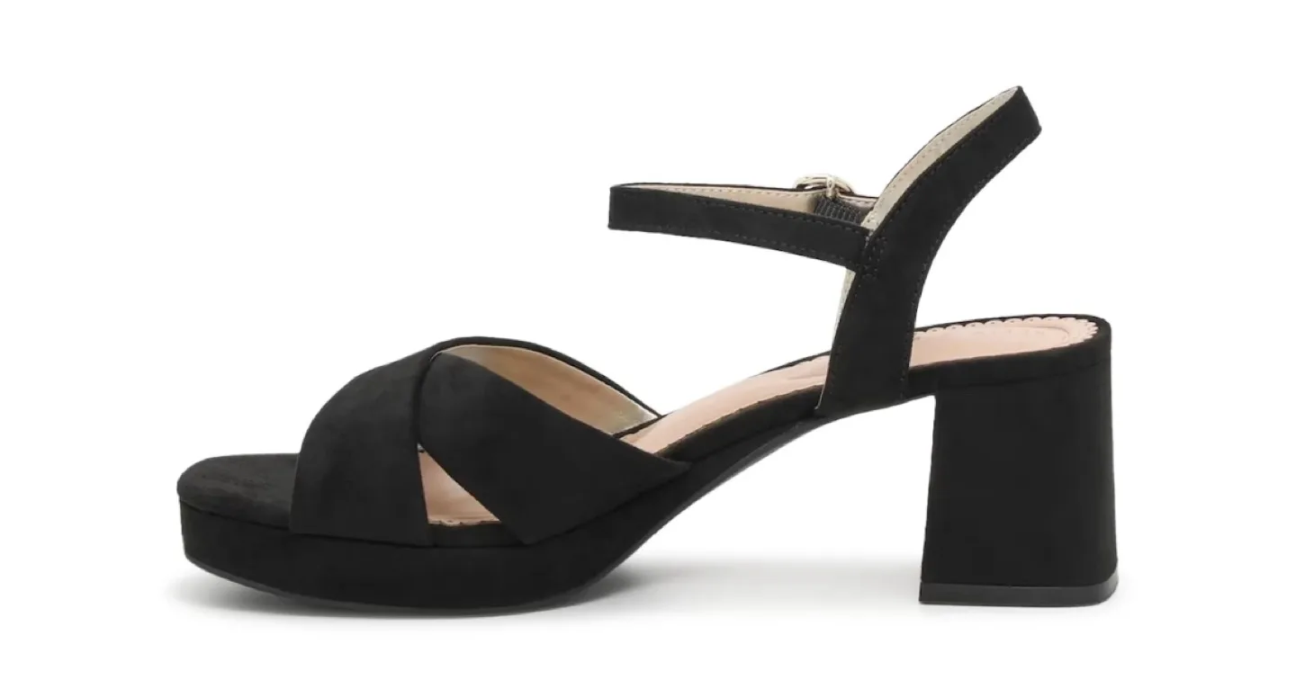 Brand New Kelly & Katie Black Platform Sandals image indicator(3)