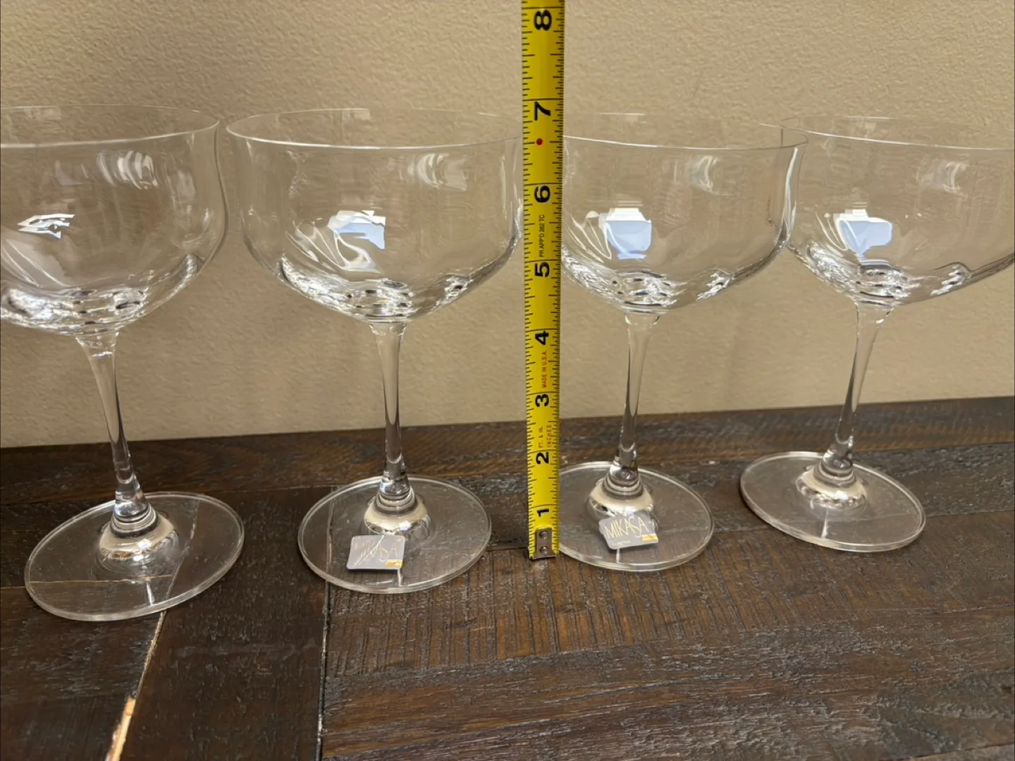 Mikasa Champagne set of 5 Coupe Glasses image indicator(4)