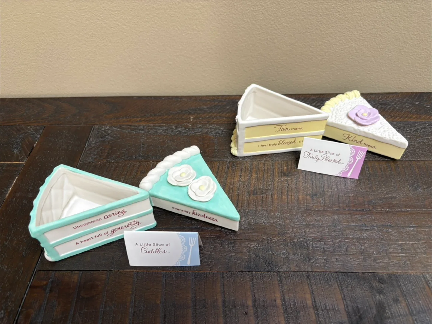 Two Hallmark cake slices Trinket Boxes image indicator(2)