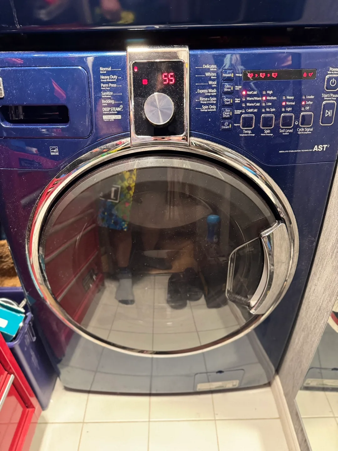 Kenmore Washer and Dryer Set - Blue thumbnail