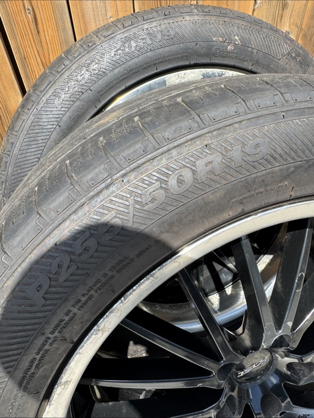 Set of 4 Sasqua Tires P255/50R19