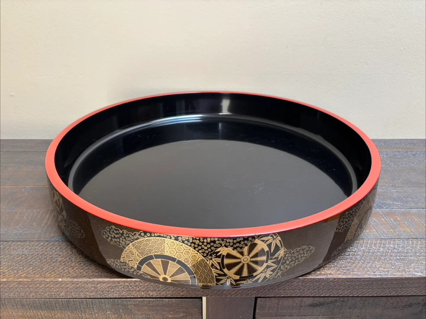 🇨🇦Japanese large Lacquerware Sushi Tray thumbnail