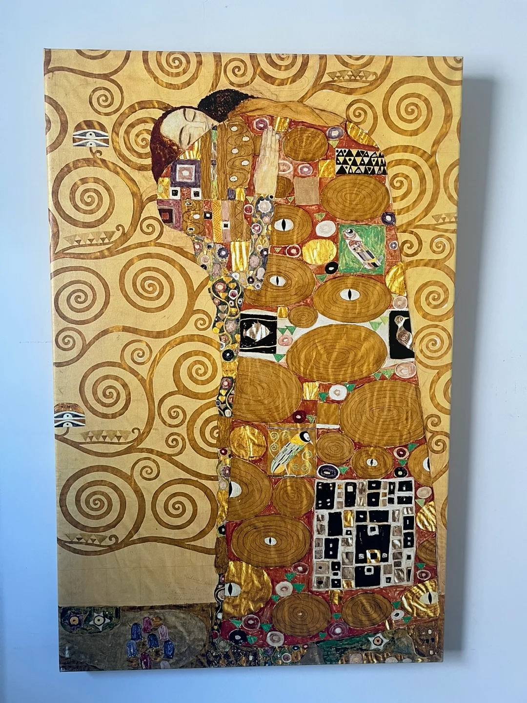Gustav Klimt 'The Kiss' Art Print thumbnail