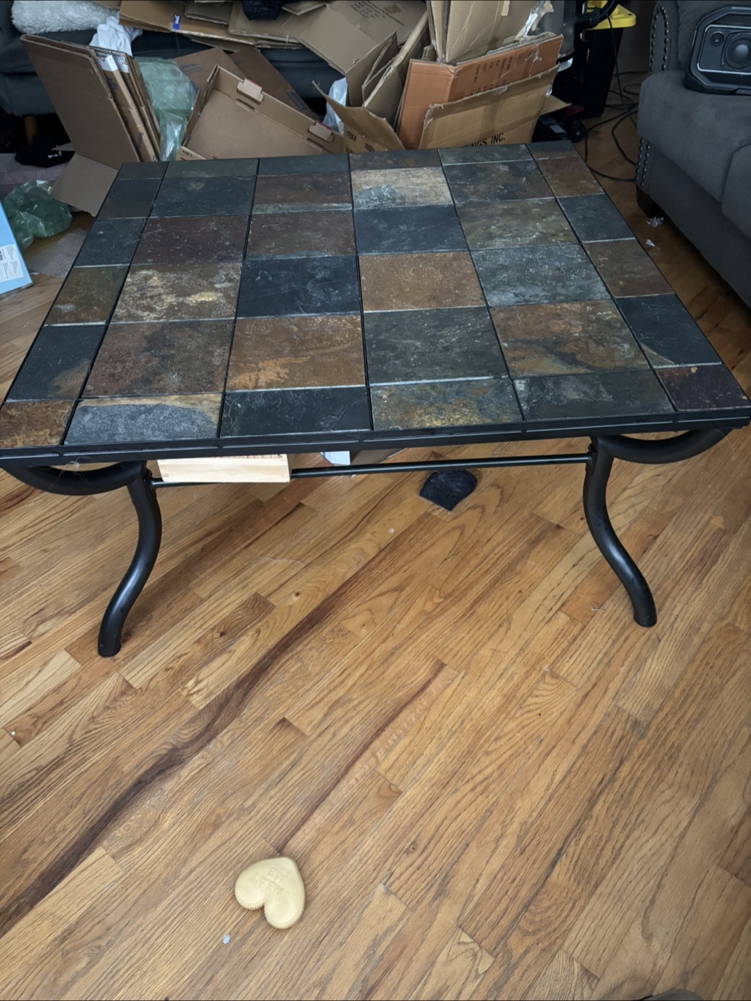 Slate Tile Top Coffee Table