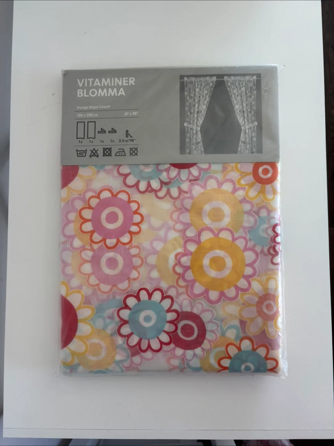 IKEA Vitaminer Blomma Curtains (New) thumbnail
