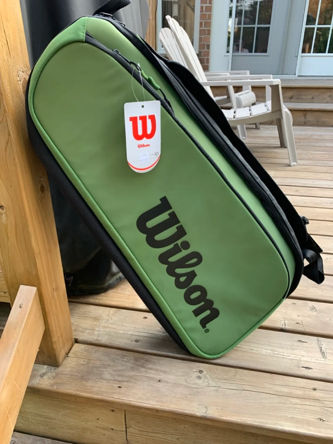 Wilson Blade 9 Pack Tennis Bag Green - Unisex thumbnail